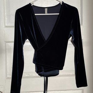 American Apparel Velvet Wrap Shirt